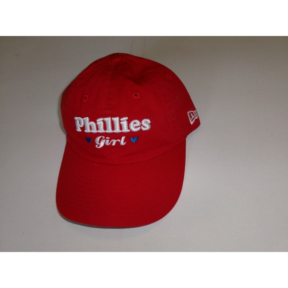 WOMENS PHILADELPHIA PHILLIES NEW ERA   00S Y2K     HAT CAP VINTAGE M2